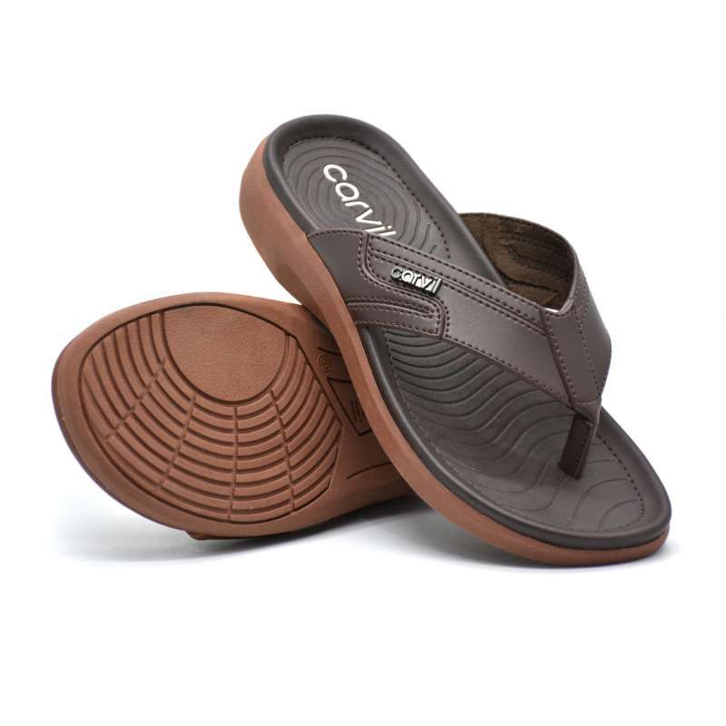 Carvil Sandal Pria MARCUS-01 M DARK BROWN