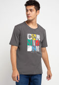 Carvil Kaos Pria GRAPHTEE-8A GREY