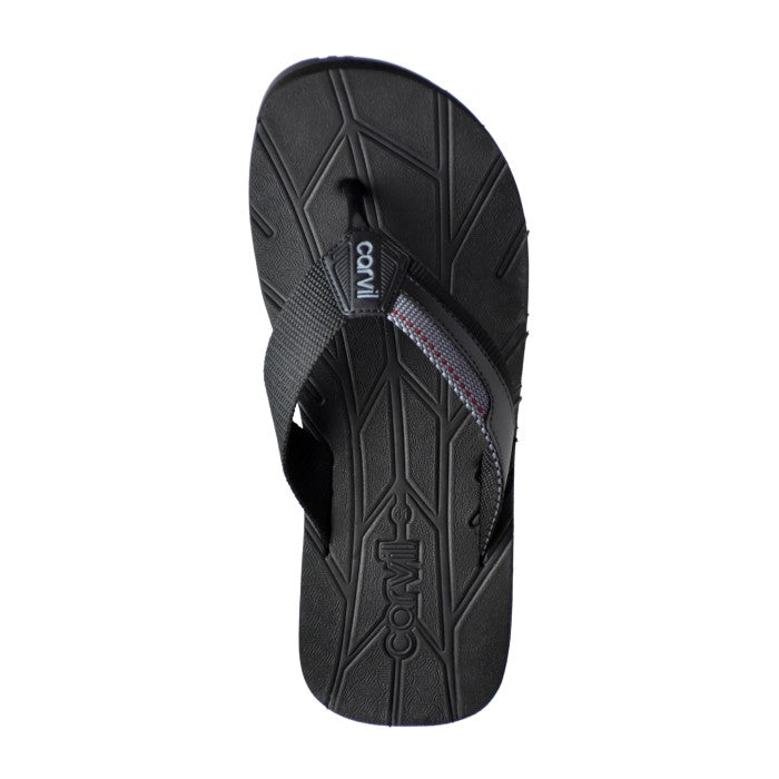 Carvil Sandal Pria GIOVANI M BLACK-GREY