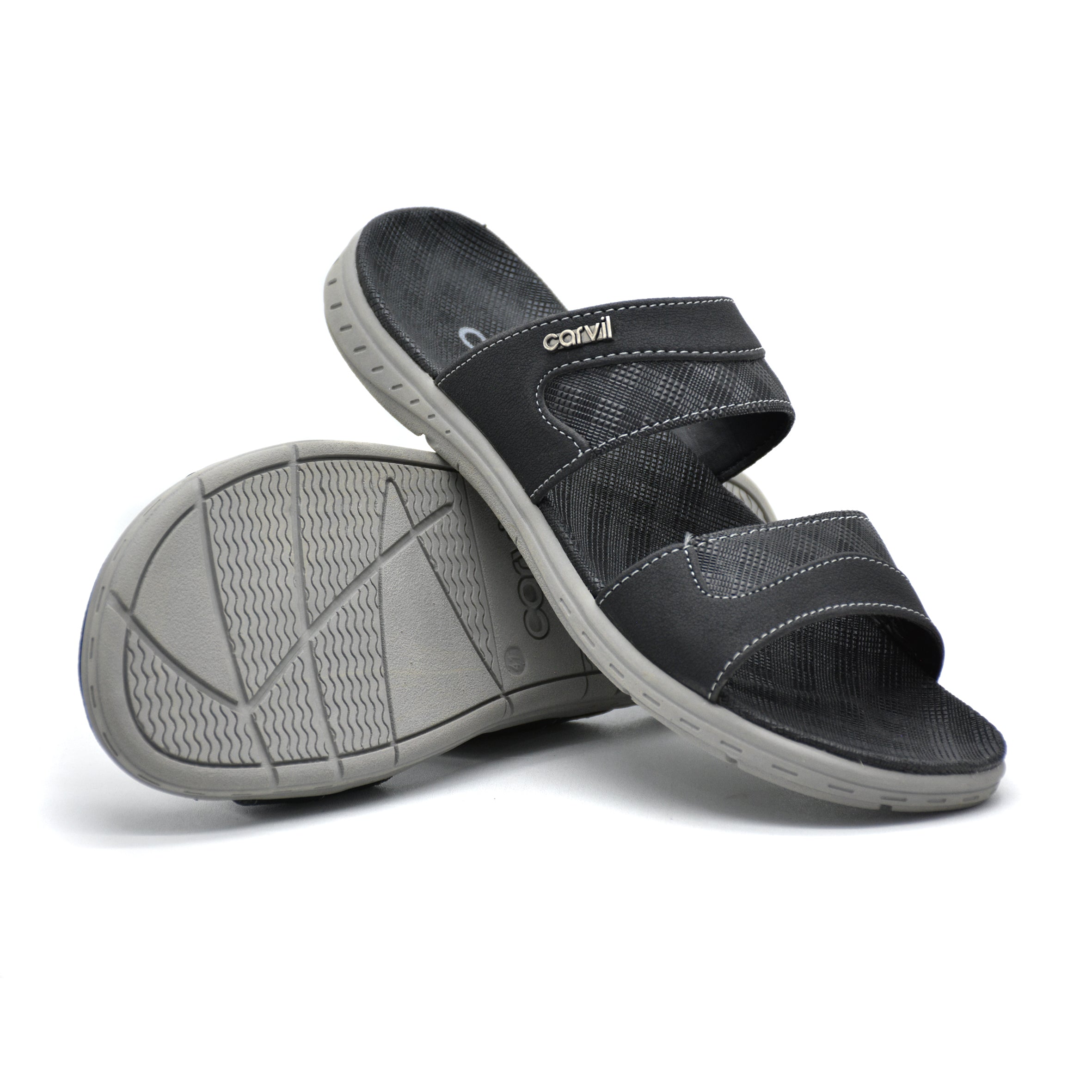 Carvil Sandal Pria ALAN-02 M BLACK