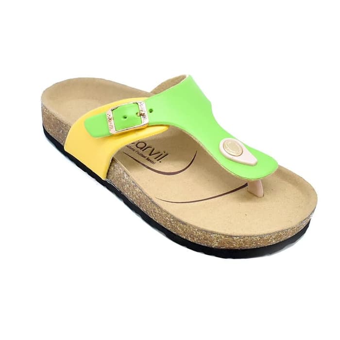 Carvil Sandal Anak VENICE-TW GREEN/YELLOW
