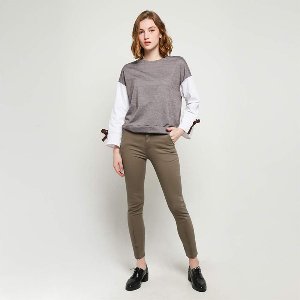 Carvil Kemeja Blouse Wanita CLEONA BROWN