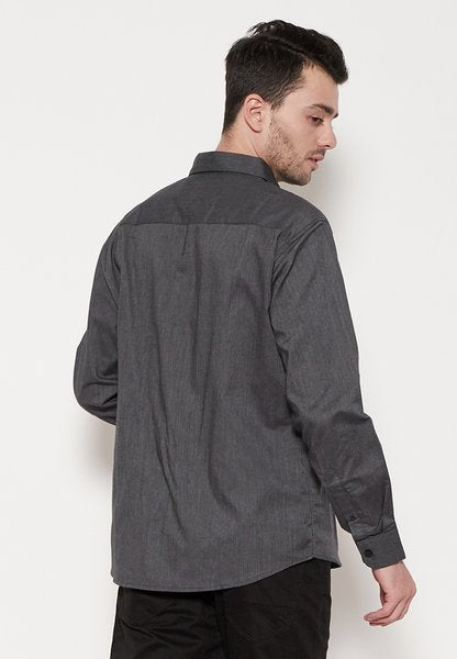 Carvil Kemeja Pria AZURA-BLK
