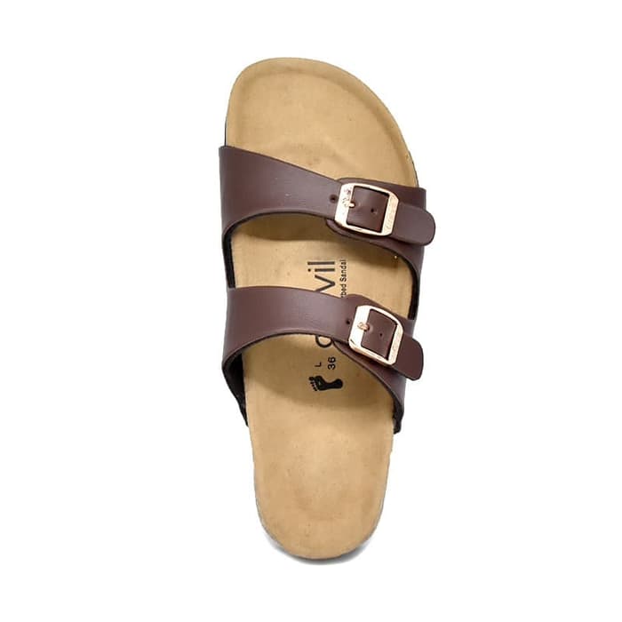 Carvil Sandal Wanita MIKHA-02L BROWN