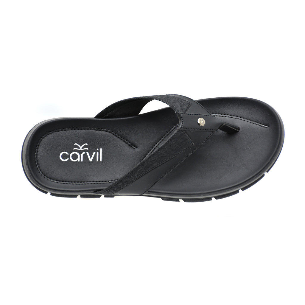 Carvil Sandal Pria LEWSON-01 M BLACK