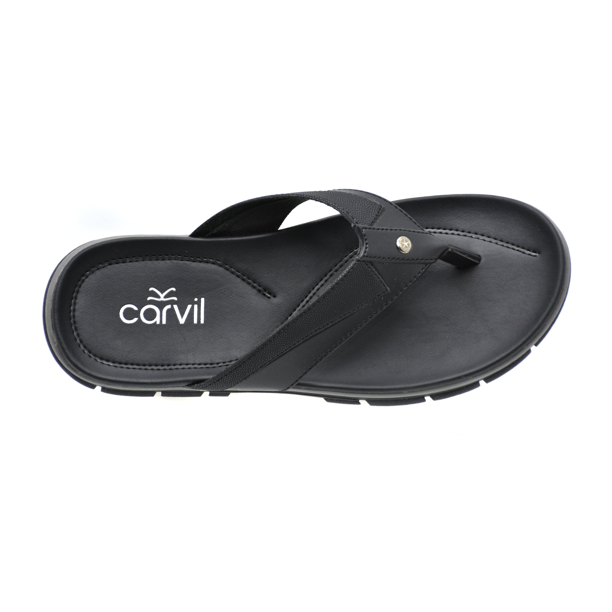 Carvil Sandal Pria Lewson-01 M BLACK