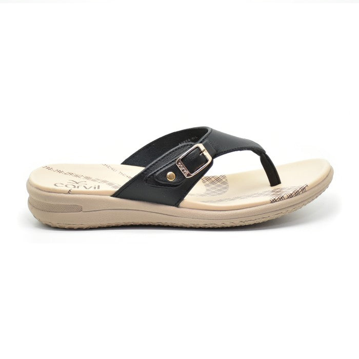 Carvil Sandal Casual Wanita ADREA-01 L BLACK
