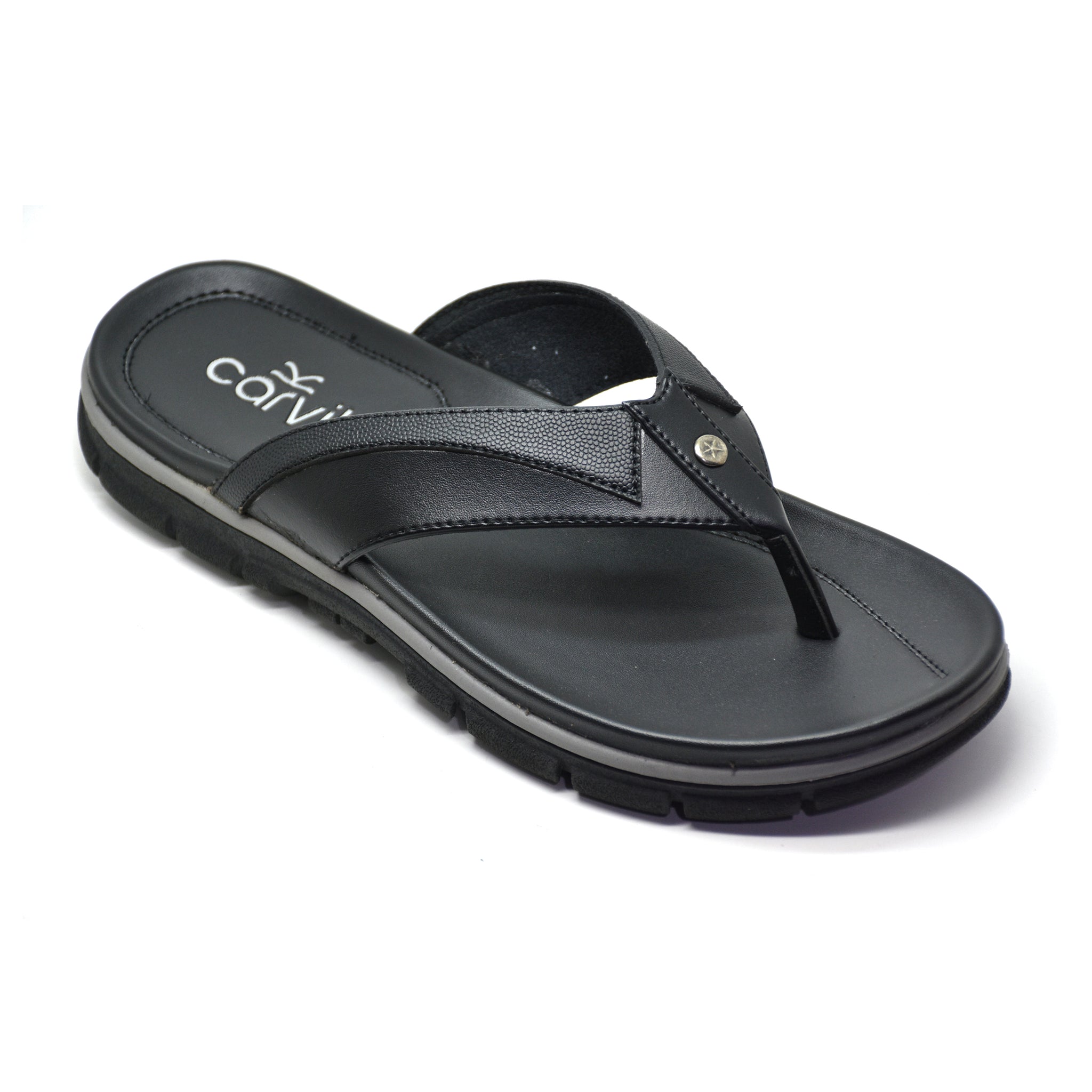 Carvil Sandal Pria LEWSON-01 M BLACK