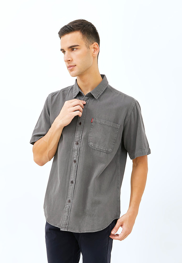 Carvil Kemeja Man SS ARRASYA-DG DARK GREY