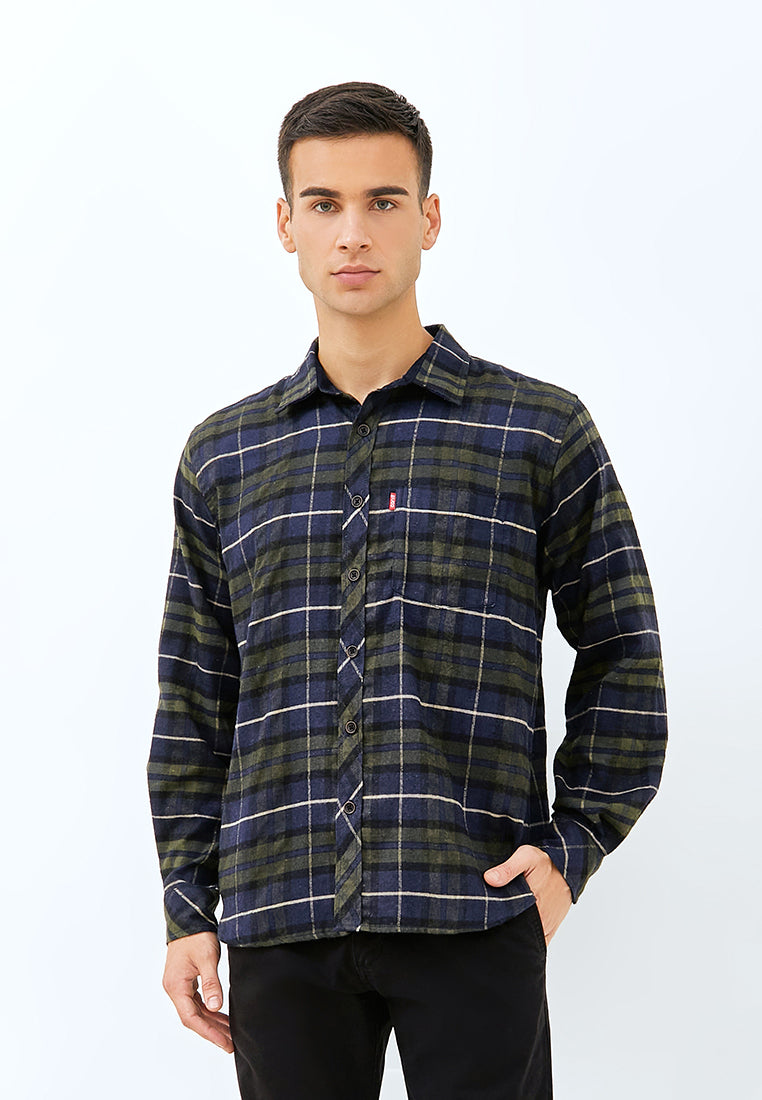 Carvil Kemeja Pria LS CELYN MULTI COLOR
