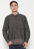 Carvil Baju Koko Man IRSYAD - BLACK