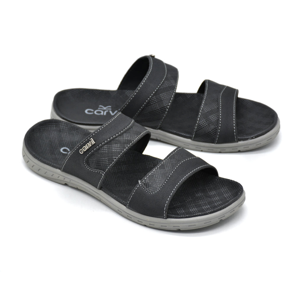 Carvil Sandal Pria ALAN-02 M BLACK