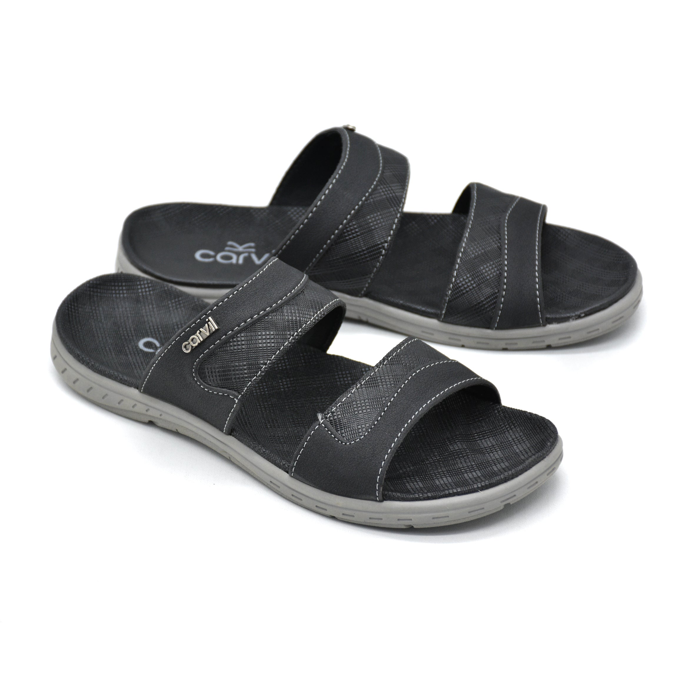 Carvil Sandal Pria ALAN-02 M BLACK
