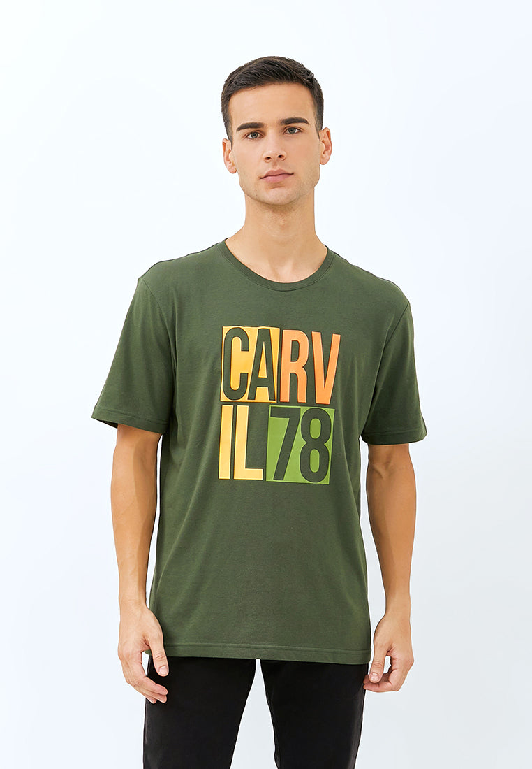 Carvil Tshirt Man CAELO-02B OLIVE
