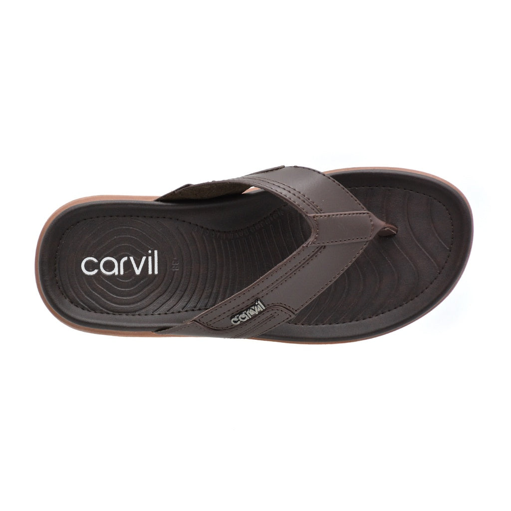 Carvil Sandal Pria MARCUS-01 M DARK BROWN