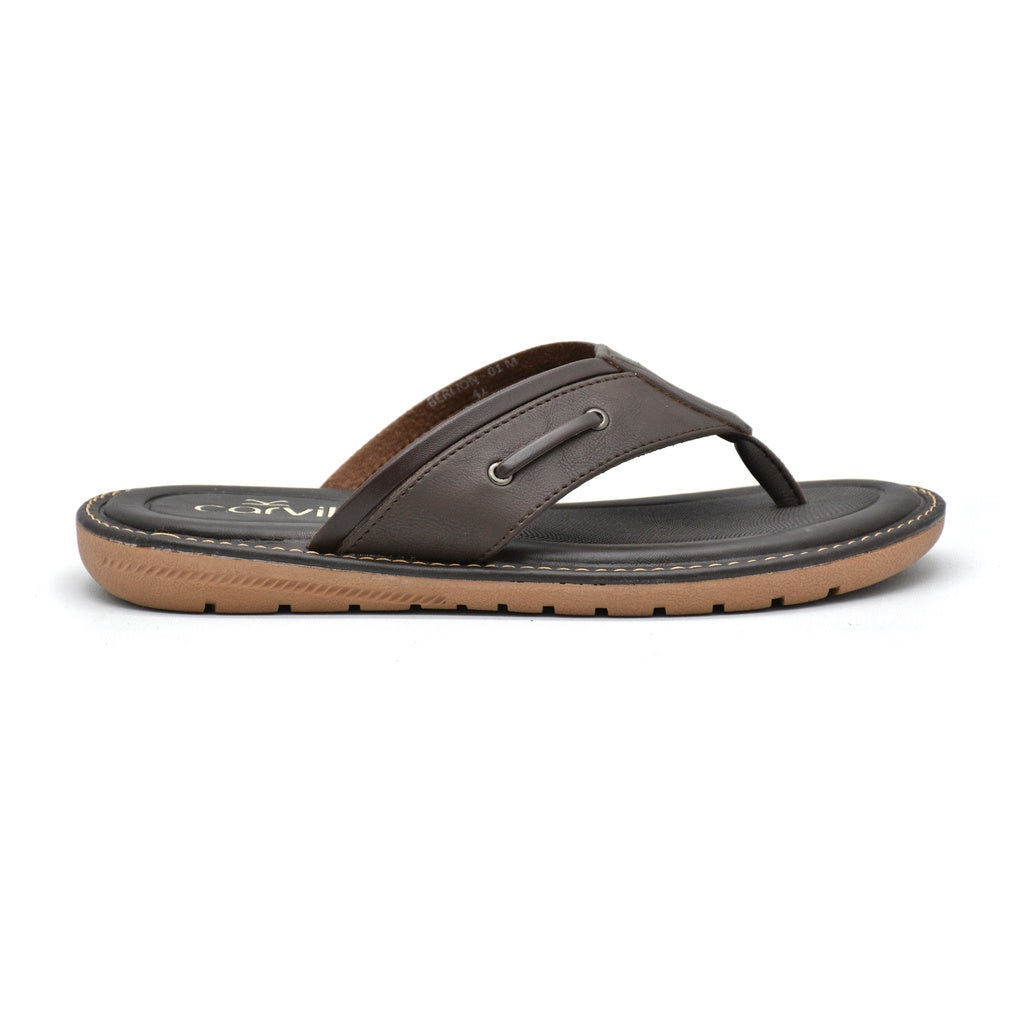 Carvil Sandal Pria BERLION-01 M DARK BROWN
