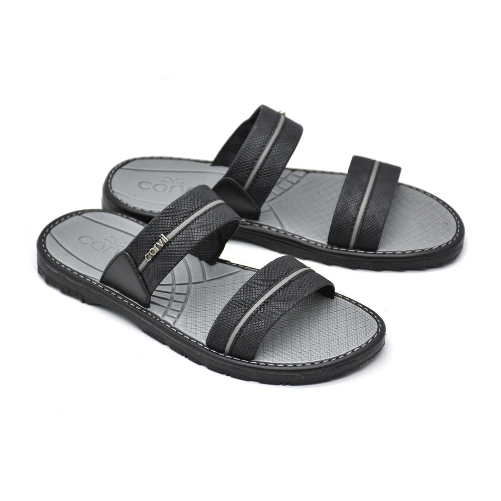 Carvil Sandal Pria ESPRESSO-02 M BLACK