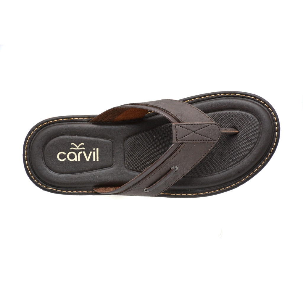 Carvil Sandal Pria BERLION-01 M DARK BROWN