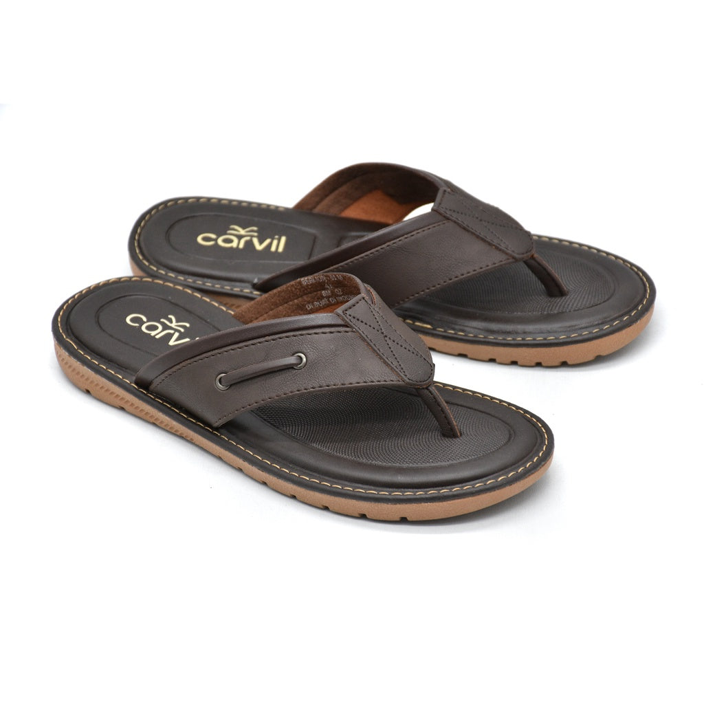 Carvil Sandal Pria BERLION-01 M DARK BROWN