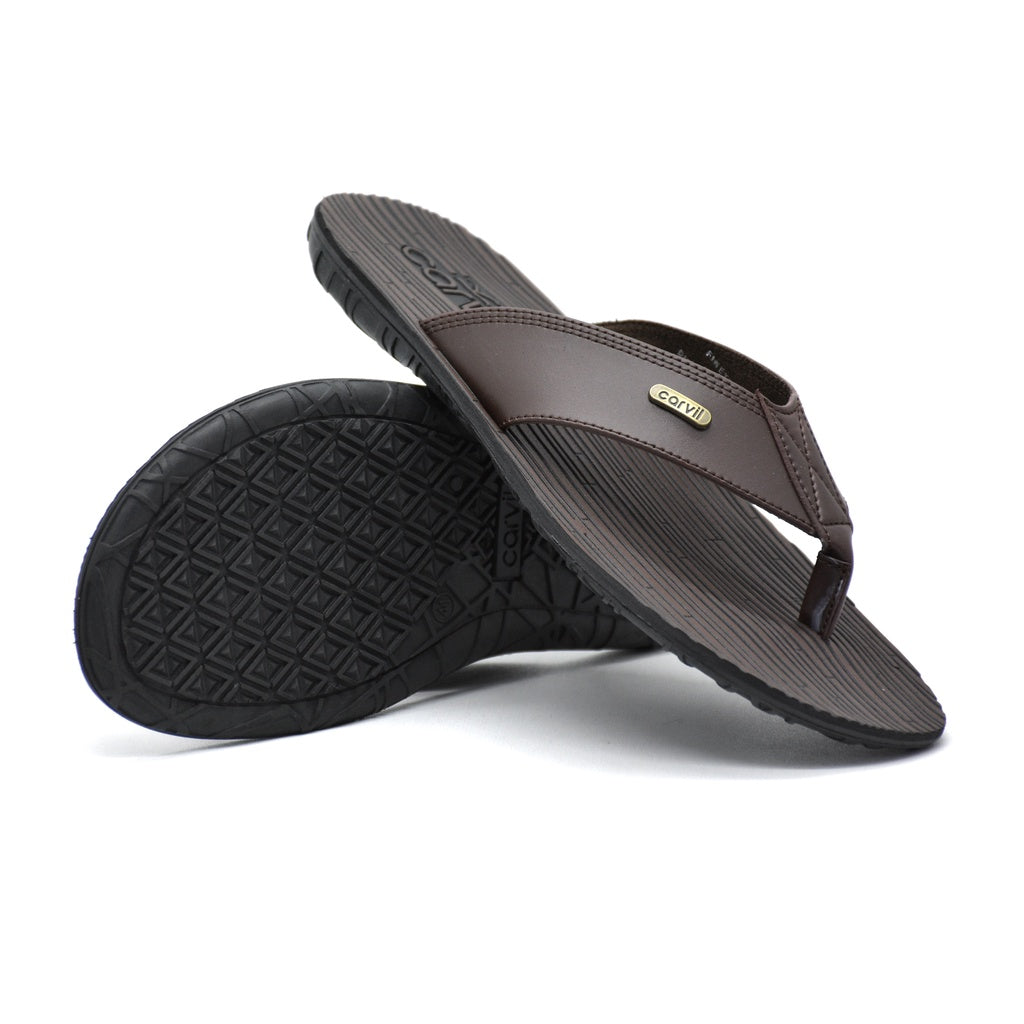 Carvil Sandal Pria FINETIC-01 M DARK BROWN