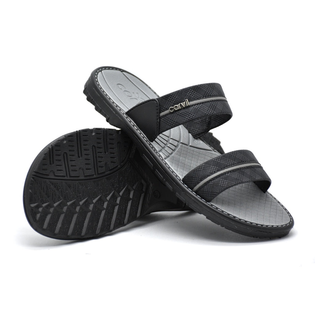 Carvil Sandal Pria ESPRESSO-02 M BLACK