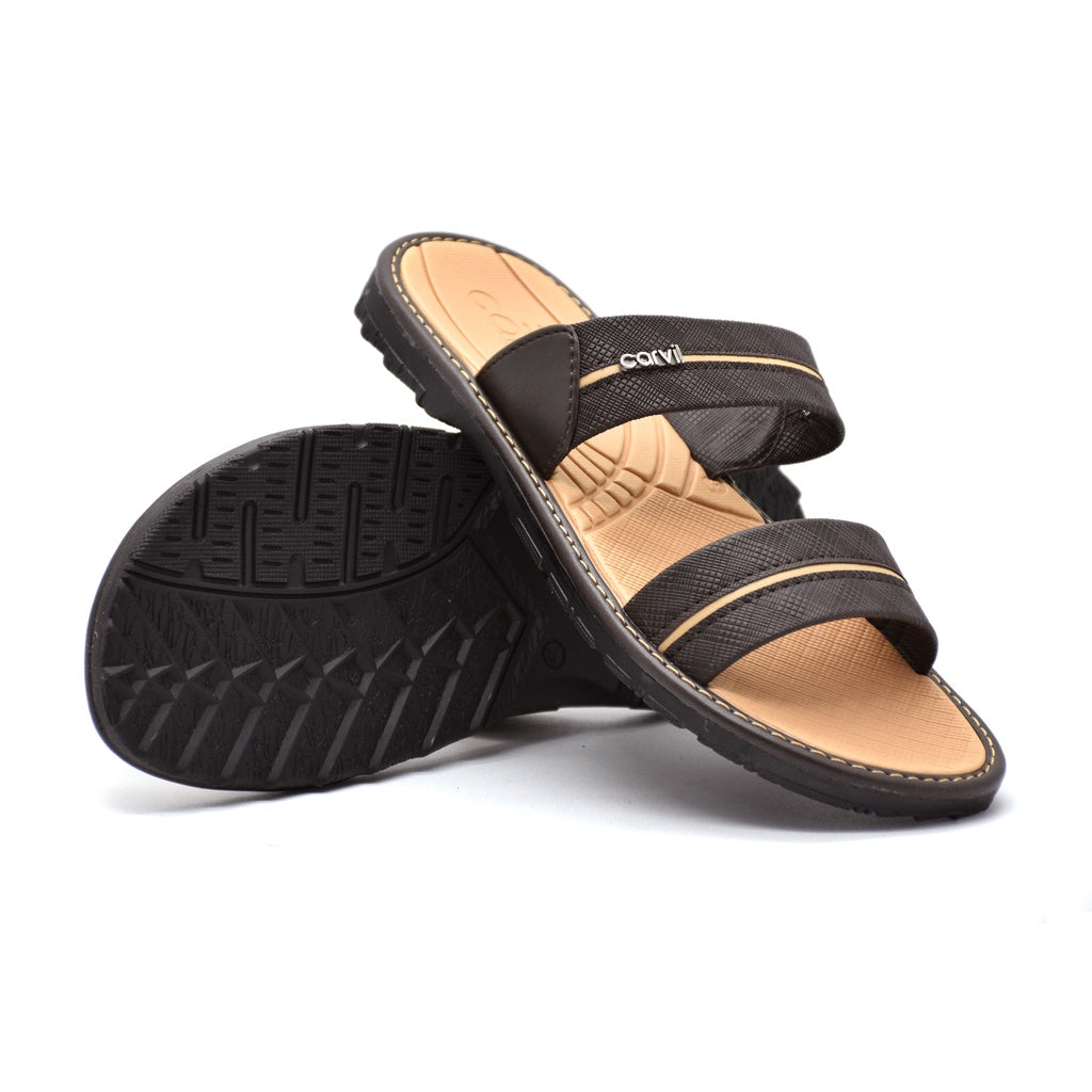 Carvil Sandal Pria ESPRESSO-02 M DARK BROWN