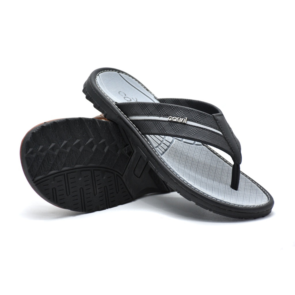 Carvil Sandal Pria ESPRESSO-01 M BLACK