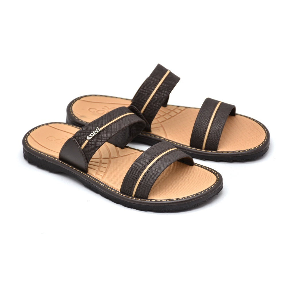 Carvil Sandal Pria ESPRESSO-02 M DARK BROWN