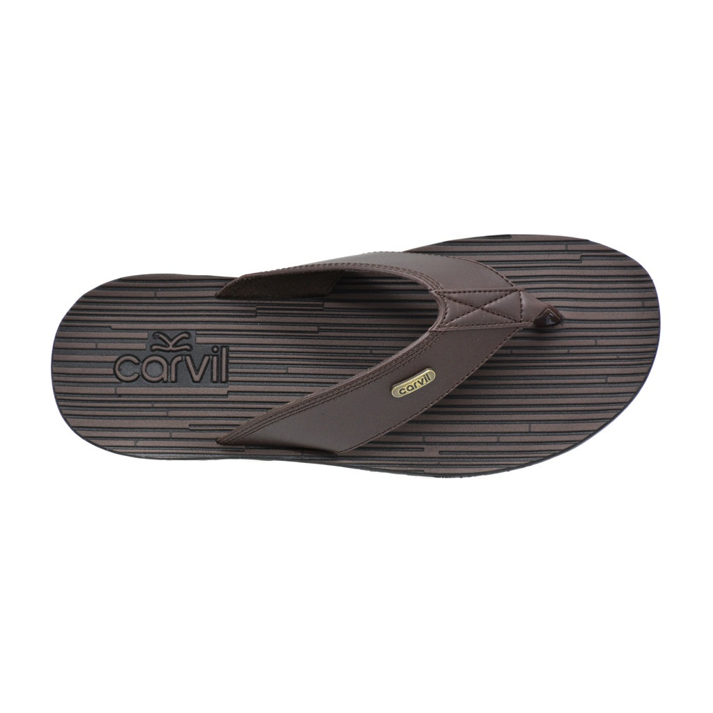 Carvil Sandal Pria FINETIC-01 M DARK BROWN